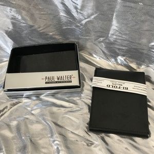 Paul Walter Wallet Bi-fold Organizer Leather